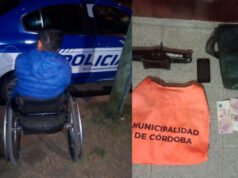DETUVIERON DE NUEVO AL DELINCUENTE DE LA SILLA DE RUEDAS EN CÓRDOBA.