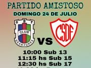 AMISTOSO SPORTIVO CON ALEM: COMO DECÍA EL ICA NOVO SE VIENE UN CLÁSICO DEL FUTBOL LOCAL.