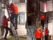 RÍO CUARTO: EL DUAR RESCATÓ A DOS MENORES DE 2 Y 5 AÑOS QUE ESTABAN SOLOS EN SU CASA.