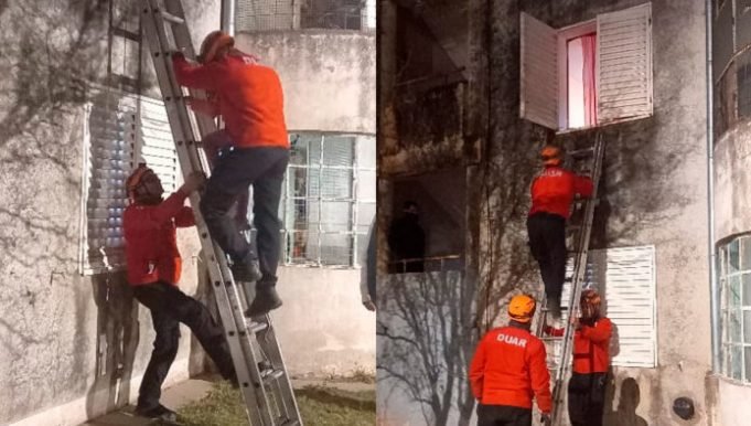 RÍO CUARTO: EL DUAR RESCATÓ A DOS MENORES DE 2 Y 5 AÑOS QUE ESTABAN SOLOS EN SU CASA.