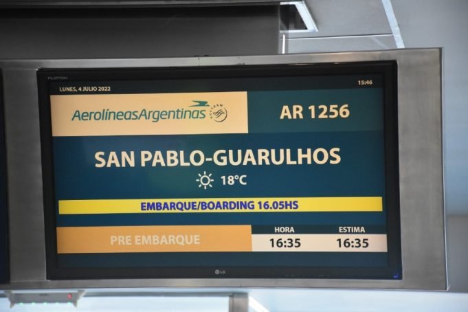 QUEDÓ INAUGURADO EL VUELO DIRECTO DE CÓRDOBA A SAN PAULO BRASIL.