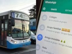 “RAPIDUS & FURIUS”: UN COLECTIVERO CREÓ UN GRUPO DE WHATSAPP PARA AVISARLE A LOS PASAJEROS CUÁNTO FALTA PARA CADA PARADA.