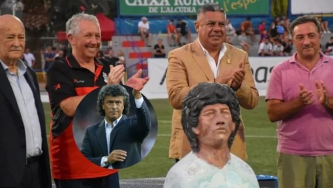 ¡NO ES UN MEME!: HICIERON UNA ESCULTURA DE MARADONA PERO SE PARECE MÁS A NÉSTOR GOROSITO.