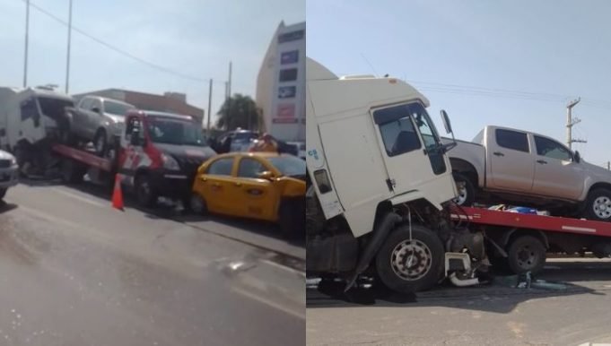 CÓRDOBA: TREMENDO ACCIDENTE EN CADENA SOBRE AV. LA VOZ DEL INTERIOR. HAY 15 VEHÍCULOS INVOLUCRADOS. ¡MIRÁ EL VIDEO!