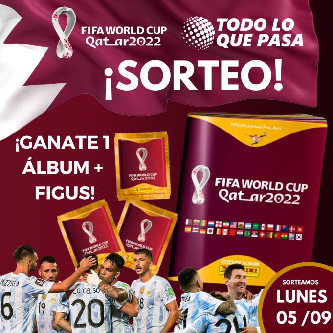 TODO LO QUE PASA TE REGALA UN ÁLBUM DEL MUNDIAL Y FIGURITAS ¡PARTICIPÁ YA!