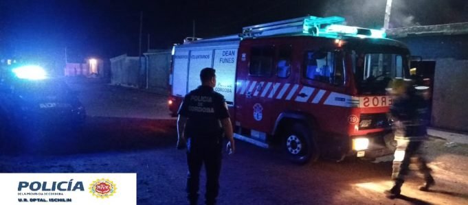 DEÁN FUNES: SE REGISTRÓ UN INCENDIO DOMICILIARIO EN B° VILLA MATILDE.