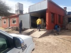 POZO NUEVO: EXPLOTÓ UNA GARRAFA EN UNA VIVIENDA DE PARAJE PALOS SECOS.
