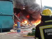 URUGUAY: SE INCENDIÓ UN SHOPPING DE PUNTA DEL ESTE. ¡POR SUERTE NO HUBO HERIDOS!