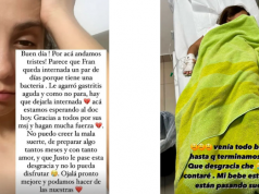 INTERNARON POR UNA BACTERIA A LA HIJA DE CINTHIA FERNÁNDEZ EN PUNTA CANA.