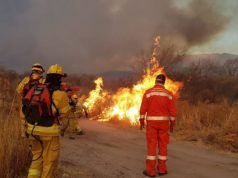 CONTROLARON TODOS LOS INCENDIOS REGISTRADOS EN EL NORTE DE CÓRDOBA DURANTE EL FIN DE SEMANA.