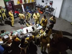 INCENDIO FORESTAL EN SANTA GERTRUDIS: MÁS DE 60 BOMBEROS Y ETAC CONTINÚAN TRABAJANDO EN PUNTOS CALIENTES PARA EVITAR REINICIOS.
