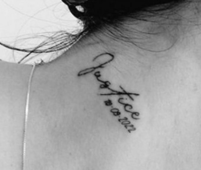 PASA EN REDES: UNA JOVENCITA CORDOBESA SE TATUÓ LA FECHA DEL SHOW DE JUSTIN BIEBER QUE FUE CANCELADO RECIENTEMENTE.