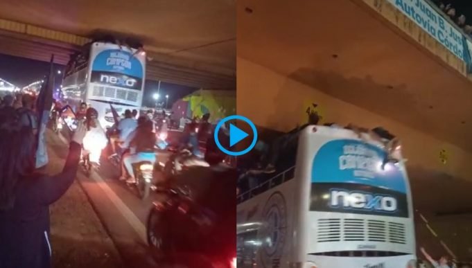 PASA EN REDES: JUGADORES DE BELGRANO SE SALVARON DE UNA TRAGEDIA EN EL PUENTE DE JUAN B. JUSTO ¡MIRÁ!
