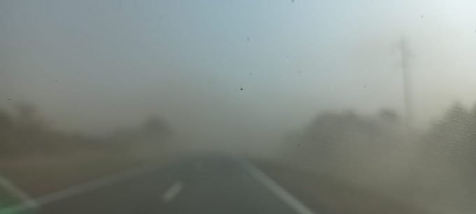 SAN JOSÉ DE LA DORMIDA: CORTE EN RUTA NACIONAL Nº 9 POR ESCASA VISIBILIDAD.