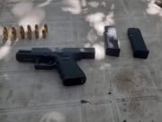 SAN MARCOS SIERRAS: SECUESTRARON UN ARMA “GLOCK” CALIBRE 40, 12 CARTUCHOS, 2 CARGADORES, 33 PLANTAS DE CANNABIS, COGOLLOS Y BALANZA.