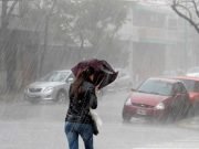 Alerta vigente por tormentas y fuertes vientos para la provincia de Córdoba.