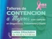 LA RAAC DEÁN FUNES COMIENZA HOY CON LOS TALLERES DE CONTENCIÓN RELACIONADOS AL CÁNCER DE MAMA.