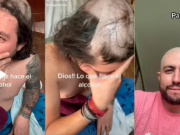 PASA EN REDES: UN PAPÁ SE QUEDÓ DORMIDO TRAS BEBER Y SUS HIJOS LO RAPARON. ¡MIRÁ LOS VÍDEOS!