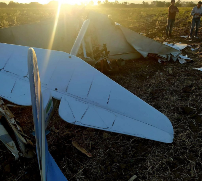 JESÚS MARÍA: FALLECIÓ UN HOMBRE DE 57 AÑOS AL ESTRELLARSE EN SU AVIONETA DE FABRICACIÓN PROPIA.