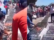 PASA EN REDES: EL VICEGOBERNADOR DE FORMOSA FUE A UN ASADO Y TERMINÓ COMIENDO GUISO. LA GENTE SE ROBÓ CARNE DE LA PARRILLA. ¡MIRÁ!