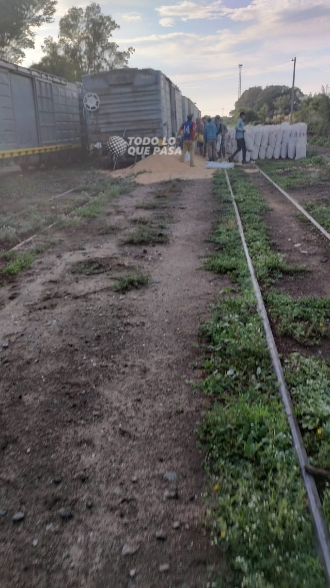 DEÁN FUNES: DESCARRILAMIENTO EN LAS VÍAS DEL BELGRANO CARGAS.