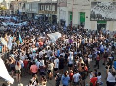 CONCURRIDO FESTEJO EN PLAZA SARMIENTO TRAS LA CLASIFICACIÓN DE ARGENTINA A LA FINAL DE LA COPA DEL MUNDO.