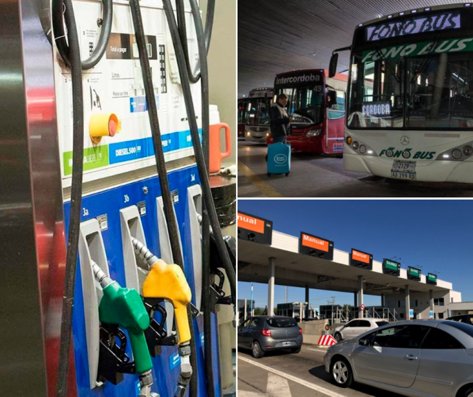 DICIEMBRE LLEGA CON AUMENTOS EN INTERURBANOS, PEAJES Y COMBUSTIBLES. ¡MIRÁ!
