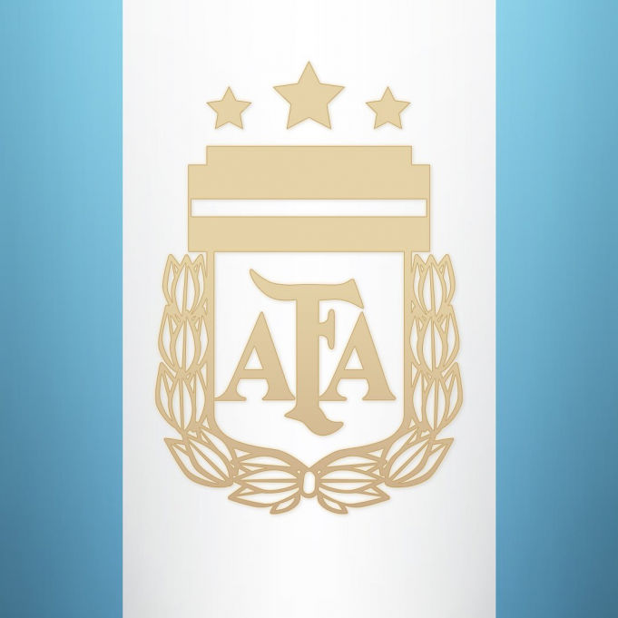 LA AFA PUBLICÓ EL DISEÑO DEL ESCUDO CON LA NUEVA ESTRELLA DE CAMPEONES QUE SUMAMOS EN QATAR.