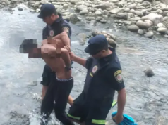 CURA BROCHERO: UN LADRÓN ROBÓ UN CELULAR Y SE TIRÓ AL RÍO PARA HUIR DE LA POLICIA.