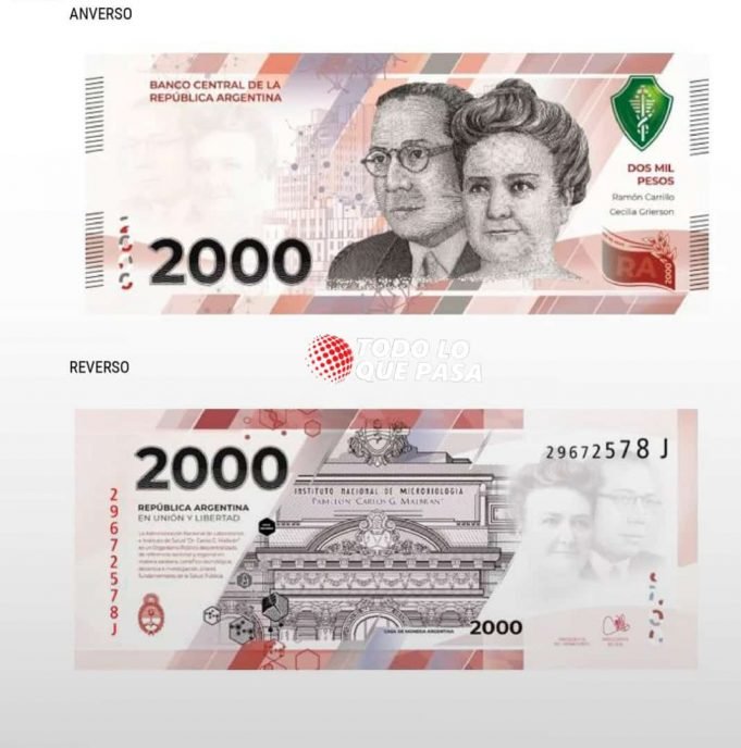 FIGURAS DEL NUEVO BILLETE DE $2000: ¿QUIÉNES FUERON LA DRA. GRIERSON Y DR. CARRILLO?