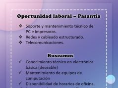OPORTUNIDAD LABORAL: LA MUNI DE QUILINO BUSCA PERSONA IDÓNEA EN SISTEMAS Y MANTENIMIENTO DE PC.