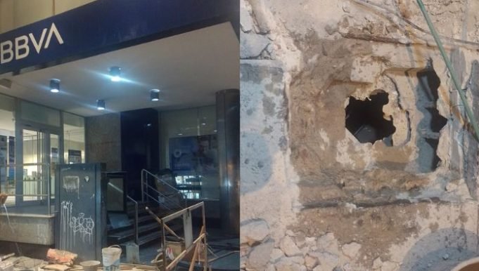 “EL ROBO DEL SIGLO” HALLARON UN BOQUETE EN LA VEREDA DE UN BANCO BBVA EN EL CENTRO DE CÓRDOBA. IGUAL QUE EN LA PELÍCULA.