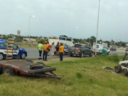 ACCIDENTE FATAL EN CIRCUNVALACIÓN: UN JOVEN DE 27 AÑOS FALLECIÓ APLASTADO POR UNA MULITA “BODCAT” QUE SE DESPRENDIÓ DE UNA CAMIONETA.