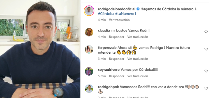 RODRIGO DE LOREDO ANUNCIÓ QUE SERÁ CANDIDATO A INTENDENTE DE LA CIUDAD DE CÓRDOBA. NO ACOMPAÑARÁ COMO VICE A LUIS JUEZ A NIVEL PROVINCIAL.