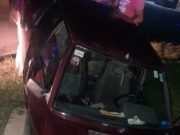 QUILINO: UN HOMBRE DE 68 AÑOS PERDIÓ EL CONTROL DE SU AUTO Y DESBARRANCÓ.