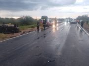 ACCIDENTE FATAL A LA ALTURA DE LAS SALINAS: UN HOMBRE 39 AÑOS Y UNA MUJER DE 35 FALLECIERON EN RUTA 60 KM 876. ADEMÁS CUATRO PERSONAS FUERON DERIVADAS AL HOSPITAL ROMAGOSA.