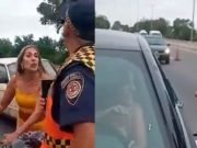 LUEGO DE CINCO DÍAS LIBERARON A LA MUJER QUE DISCUTIÓ CON EFECTIVOS DE LA POLICÍA CAMINERA EN RUTA E-53.