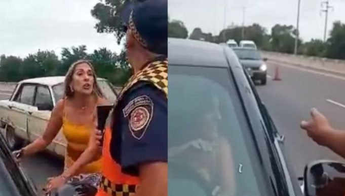 LUEGO DE CINCO DÍAS LIBERARON A LA MUJER QUE DISCUTIÓ CON EFECTIVOS DE LA POLICÍA CAMINERA EN RUTA E-53.