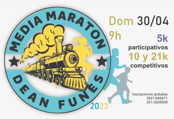 DEÁN FUNES: ESTE DOMINGO SE REALIZARÁ LA 1° MEDIA MARATÓN. UNA ACTIVIDAD DEPORTIVA, COMPETITIVA Y TURÍSTICA PARA LA CIUDAD.