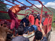 UN PARAPENTISTA INGLÉS SE ACCIDENTÓ AL ATERRIZAR CAMINO A RÍO PINTOS. FUE TRASLADADO POR VECINOS AL HOSPITAL DOMINGO FUNES.