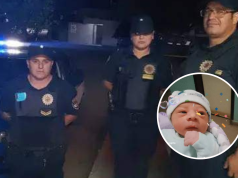 CRUZ DEL EJE: LA POLICÍA SALVÓ A UNA BEBITA DE 8 MESES QUE TENÍA UN BLISTER DE ALUMINIO EN SU GARGANTA Y NO PODÍA RESPIRAR.