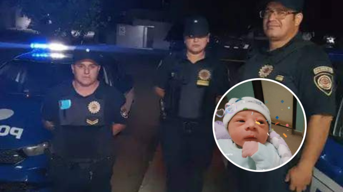 CRUZ DEL EJE: LA POLICÍA SALVÓ A UNA BEBITA DE 8 MESES QUE TENÍA UN BLISTER DE ALUMINIO EN SU GARGANTA Y NO PODÍA RESPIRAR.