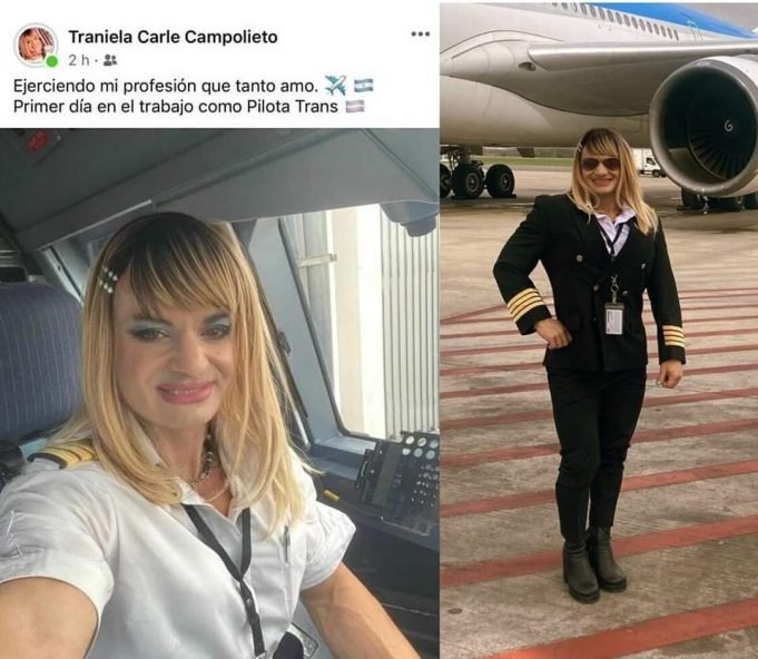 PASA EN REDES: ES VIRAL LA PRIMER PILOTO TRANS EN EJERCER LA PROFESIÓN EN LA AVIACIÓN ARGENTINA