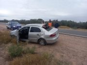 LUCIO V. MANSILLA: UN CHICO DE 26 AÑOS RESULTÓ LESIONADO TRAS VOLCAR SU VEHÍCULO EN RUTA 60.