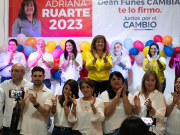 ELECCIONES 2023: ADRIANA RUARTE LANZÓ SU CAMPAÑA COMO CANDIDATA A INTENDENTE DE JUNTOS POR EL CAMBIO. RECIBIÓ EL APOYO DE LUIS JUEZ.