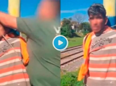 PASA EN REDES: UN LADRÓN LE ROBABA A NIÑOS A LA SALIDA DE LA ESCUELA. LOS VECINOS LO AMARRARON A UN POSTE HASTA QUE LLEGARA LA POLICÍA. ¡MIRÁ!