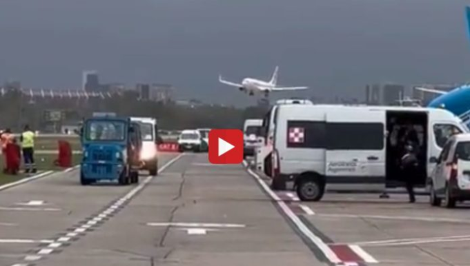 PASA EN REDES: ES VIRAL EL VIDEO DEL AVIÓN DE FLYBONDI EVITANDO ESTRELLARSE. EL VIENTO OBLIGÓ A ABORTAR EL ATERRIZAJE. ¡MIRÁ!