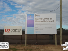 QUILINO: AVANZA LA CONSTRUCCIÓN DEL CENTRO DE DESARROLLO INFANTIL EN B° SAN MARTÍN.