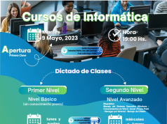 DEÁN FUNES: LA MUNI Y CÁRITAS BRINDARÁN UN CURSO DE INFORMÁTICA PARA MAYORES DE 18 AÑOS. LAS CLASES INICIAN EL 09 DE MAYO.