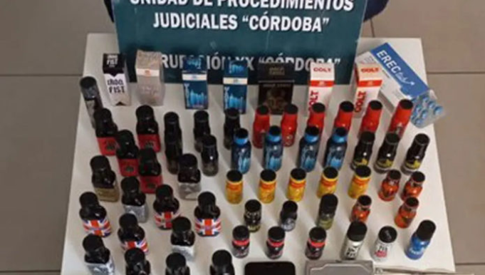 UN PERIODISTA CORDOBÉS FUE CONDENADO POR CONTRABADO DE POPPER.